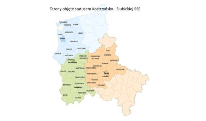 Mapa zasięgu KSSSE